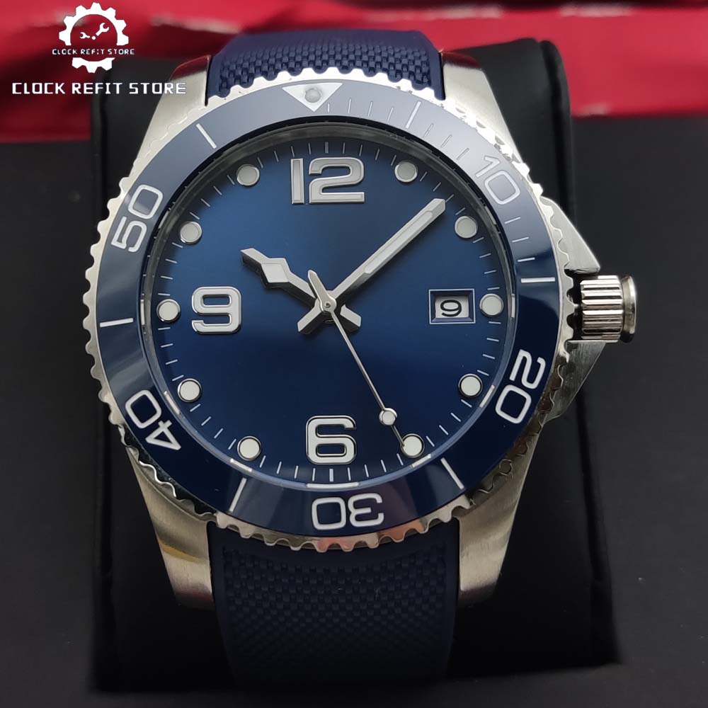 Luxury Watch Omega - 41mm メンズ新しいブルー自動機械式時計、高品質セラミックベゼル、ステンレススチール防水ケース、メンズ腕時計 2025