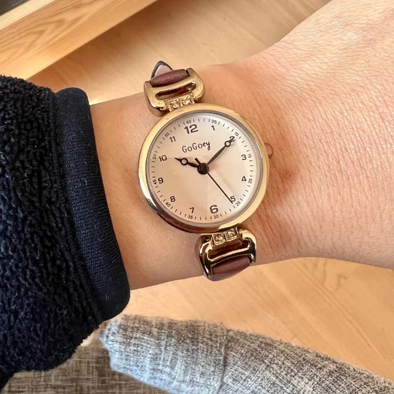 Luxury Watch Arabic - ホット販売クラシックレディース腕時計ファッションアラビア数字ダイヤル学生試験時計薄い革ストラップ高級ギフト腕時計