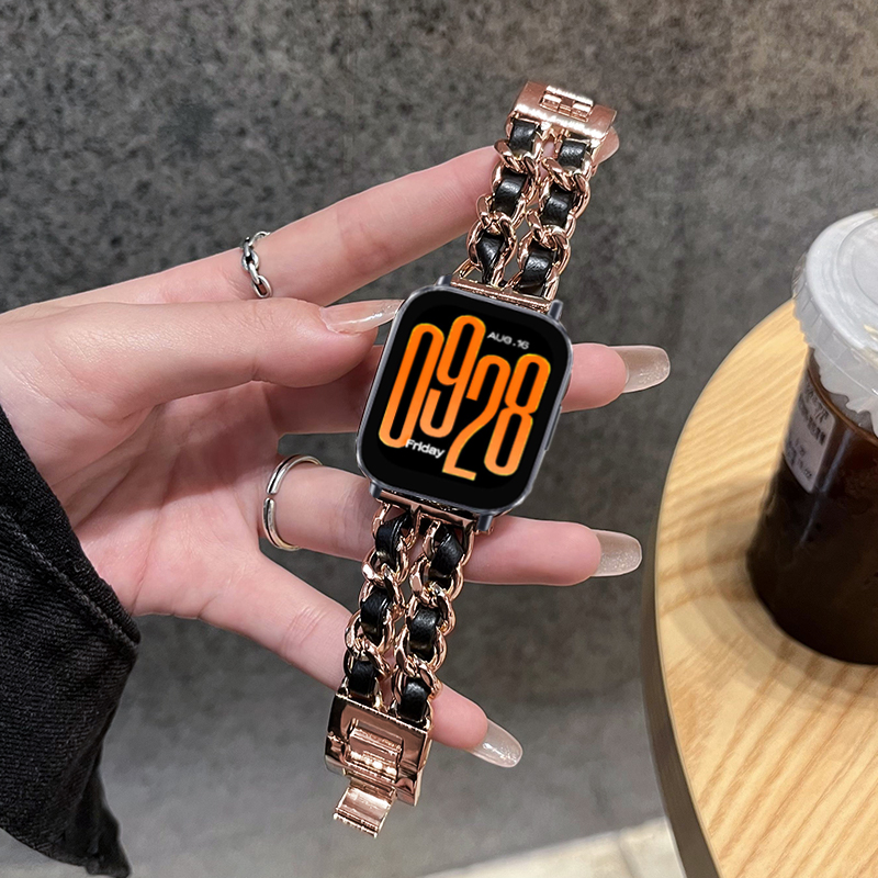 Luxury Watch Galaxy - 高級レザー + メタルバンド Xiaomi Redmi 時計