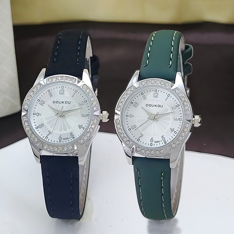 Luxury Watch Arabic - ファッション女性腕時計デイジーダイヤルクォーツ時計高級ダイヤモンド象嵌アラビア数字レディース腕時計ギフト時計ドロップシッピング
