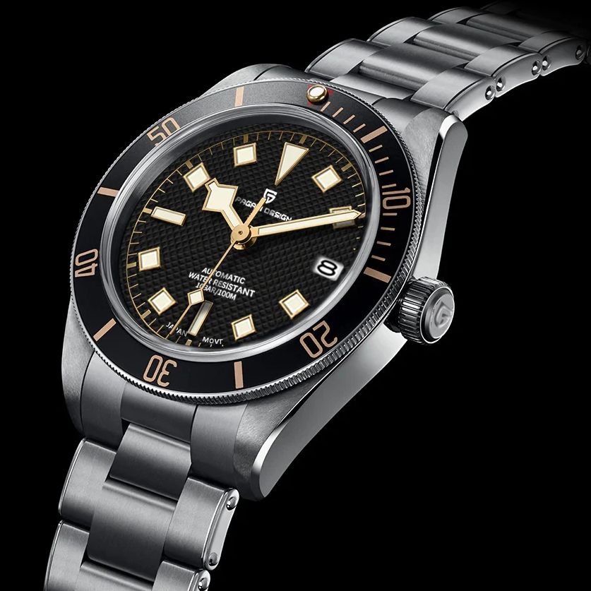 Luxury Watch Omega - パガーニデザイン BB58 鋼メンズ機械式腕時計高級 Automtaic 腕時計男性用 AR