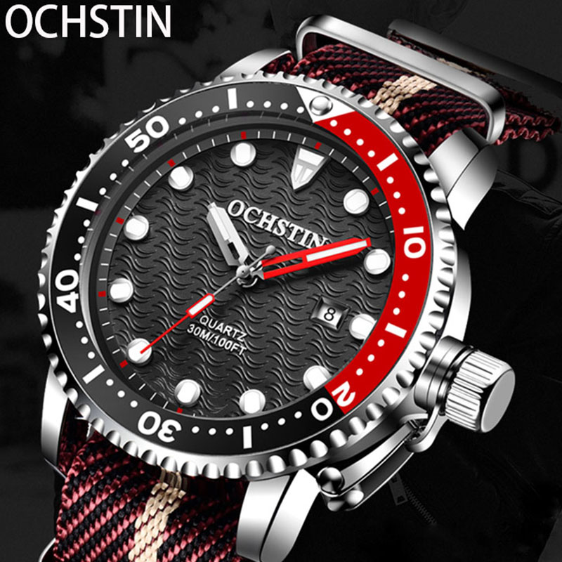 Luxury Watch Class - 2025年新作 メンズダイビングウォッチ OCHSTINブランド 高級ステンレススチール 防水クォーツ日付表示 トップクラス