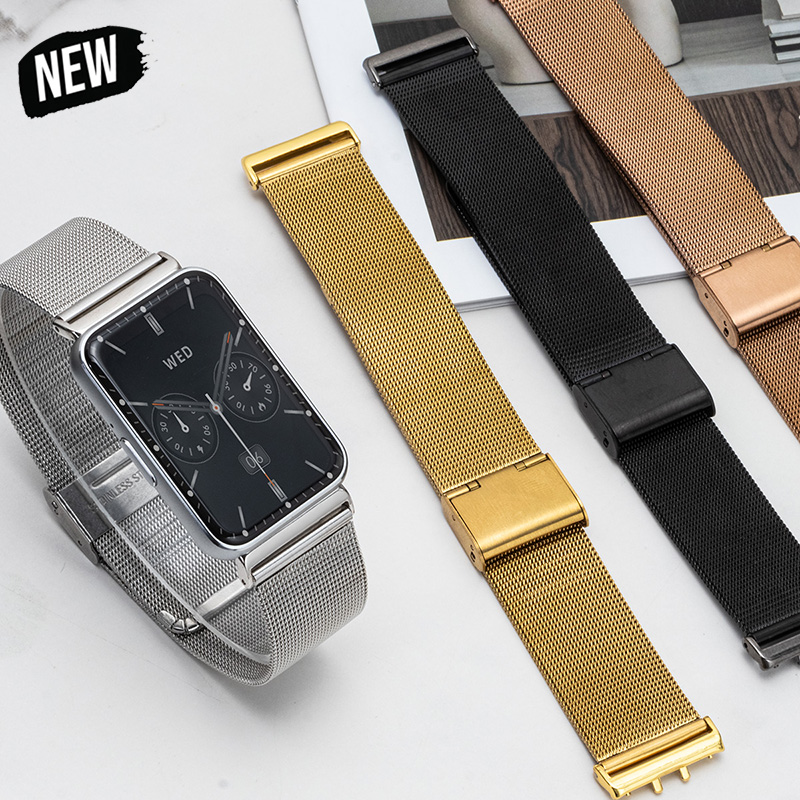 Luxury Watch Galaxy - ステンレススチールストラップ Samsung Galaxy Watch Fit 3用