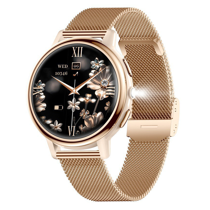 Luxury Watch Arabic - AK88 高級レディーススマートウォッチ 女性用腕時計 フラッシュライト付きスマートウォッチ 電子腕時計 スマートバンド