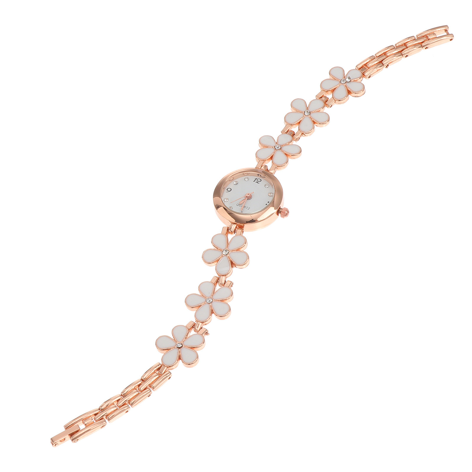 Luxury Watch & Jewellery Recensioni - エレガントなクリスタルクォーツブレスレットウォッチ（女性用）軽量、傷つきにくい、防水、キッチンでの使用に適し、日常のアウトドア使用にも最適