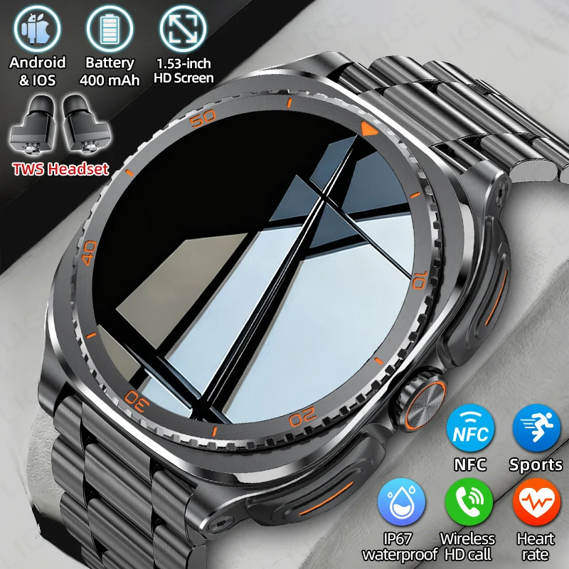 Luxury Watch Korea - 2026年新型 TWS 2-in-1 ワイヤレスヘッドセット スマートウォッチ 7
