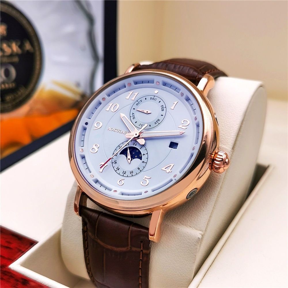 Luxury Watch Korea - 高級メンズ機械式腕時計、全自動スケルトンデザイン、ファッショナブルなビジネスカジュアル、ニッチで多用途、スタイリッシュでトレンディなメンズ腕時計、ベストセラー腕時計、男性へのギフトに最適、ブランド腕時計、人気ギフトブランド、ヨーロッパ、アメリカ、日本、韓国スタイルのトレンディなメンズ腕時計