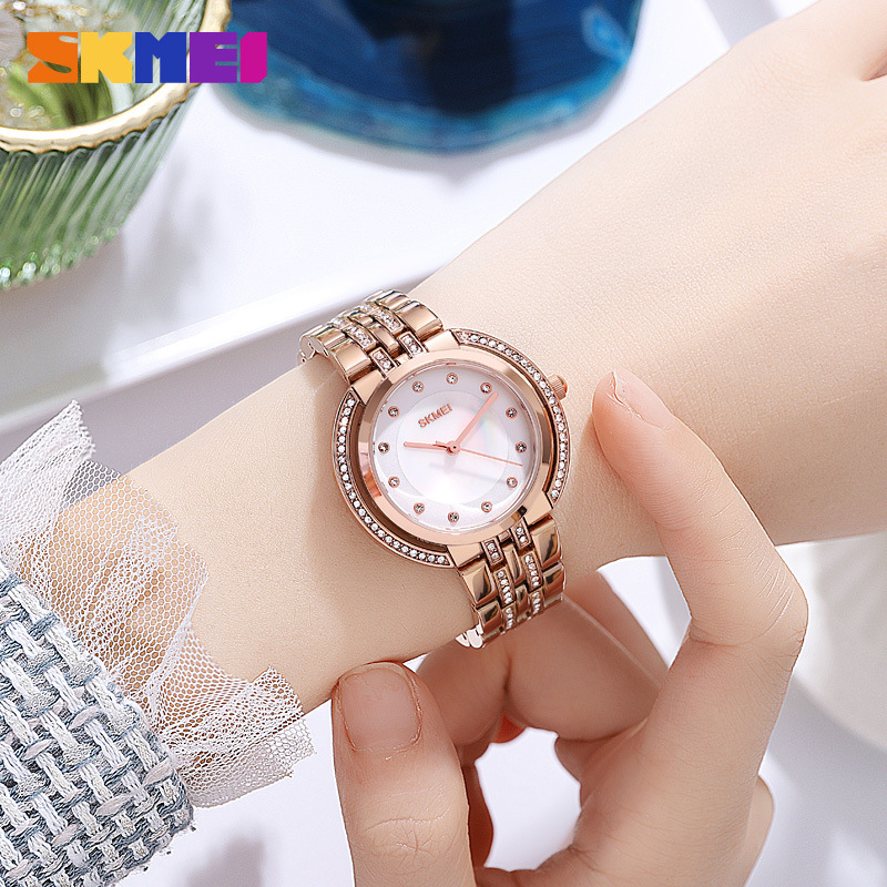 Luxury Watch & Jewellery Recensioni - レディースブレスレットクォーツ時計高級ラインストーンダイヤル亜鉛合金バンドアナログ表示 3 バー防水ファッション腕時計