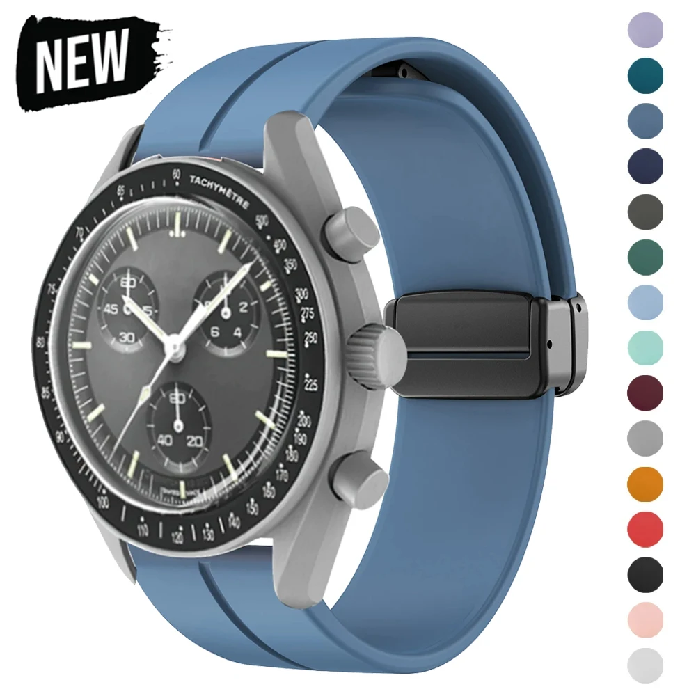 Luxury Watch Omega - Omega x swatch,交換用リストストラップ,磁気バックル,金属
