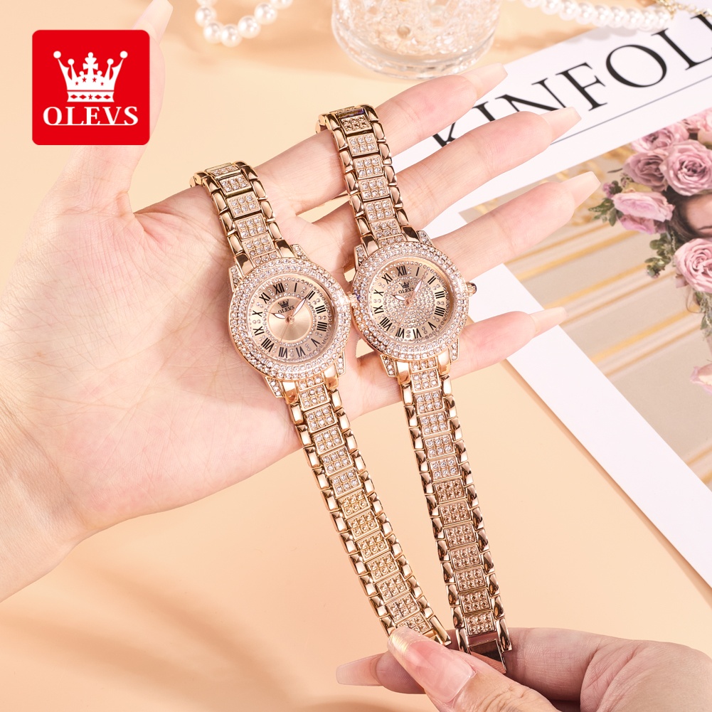 OLEVS 高級ファッションレディース腕時計 ダイヤモンドダ - Luxury Watch & Jewellery Recensioni のレビューと価格