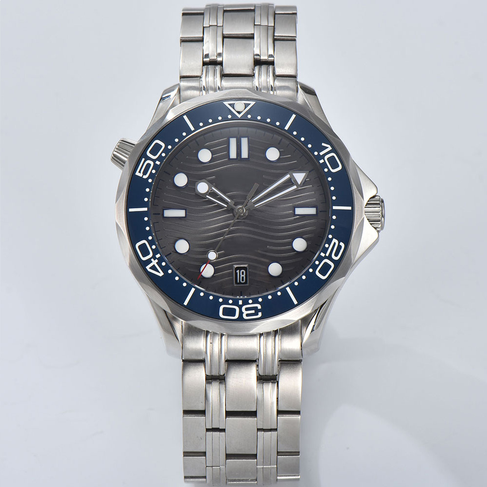 男性用自動機械式時計,カスタムロゴ付き,海のマスター時計,n - Luxury Watch Omega のレビューと価格