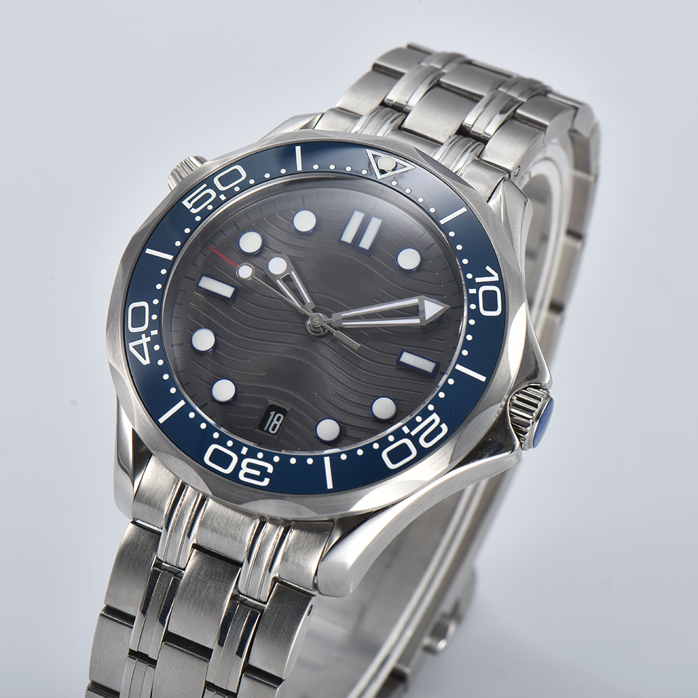 男性用自動機械式時計,カスタムロゴ付き,海のマスター時計,n - Luxury Watch Omega のレビューと価格