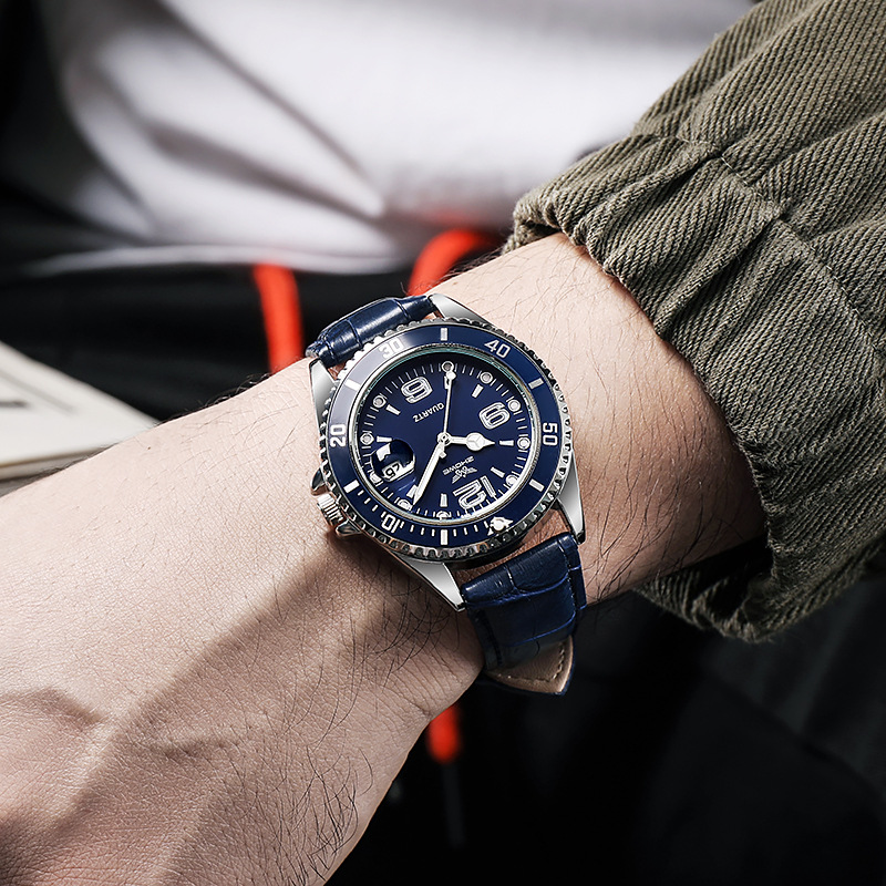 ファッションレザーストラップメンズビジネスウォッチカジュアル - Luxury Watch Omega のレビューと価格