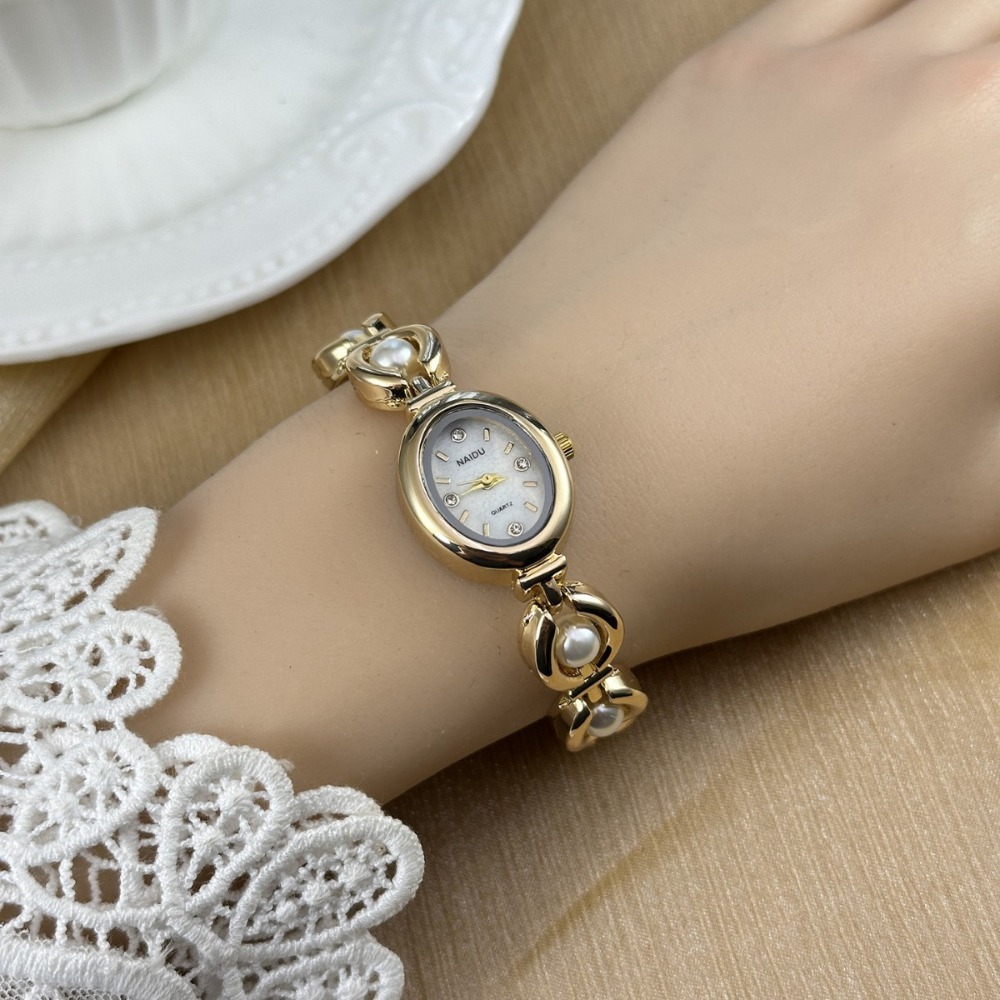 ファッション女性用腕時計 ヴィンテージパール象嵌ストラップブ - Luxury Watch For Girls のレビューと価格