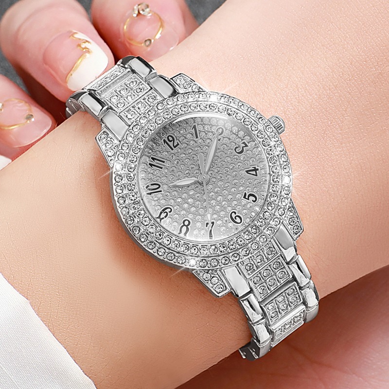 2個セット 高級ダイヤモンド レディース腕時計セット ファッ - Luxury Watch Arabic のレビューと価格