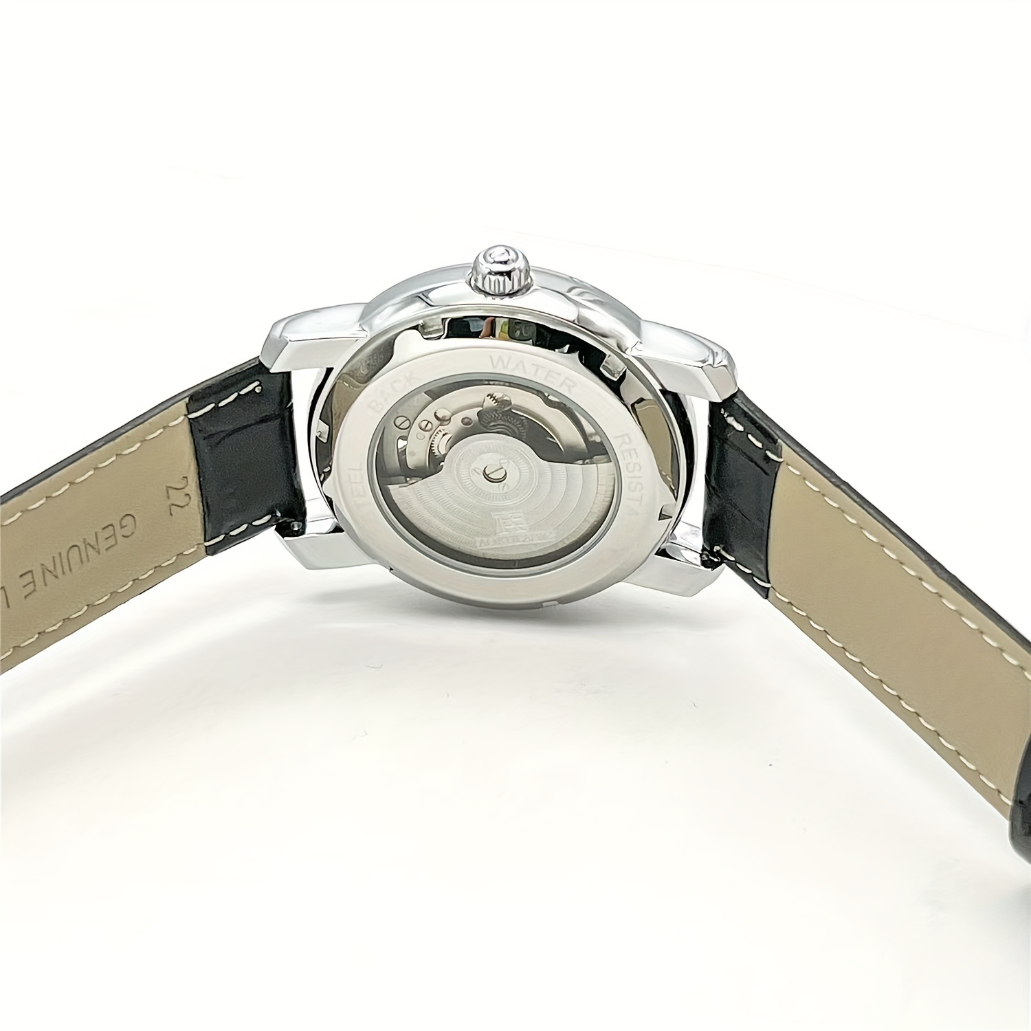 高級メンズ自動巻き機械式腕時計 - スタイリッシュな中空デザ - Open Heart Watch のレビューと価格