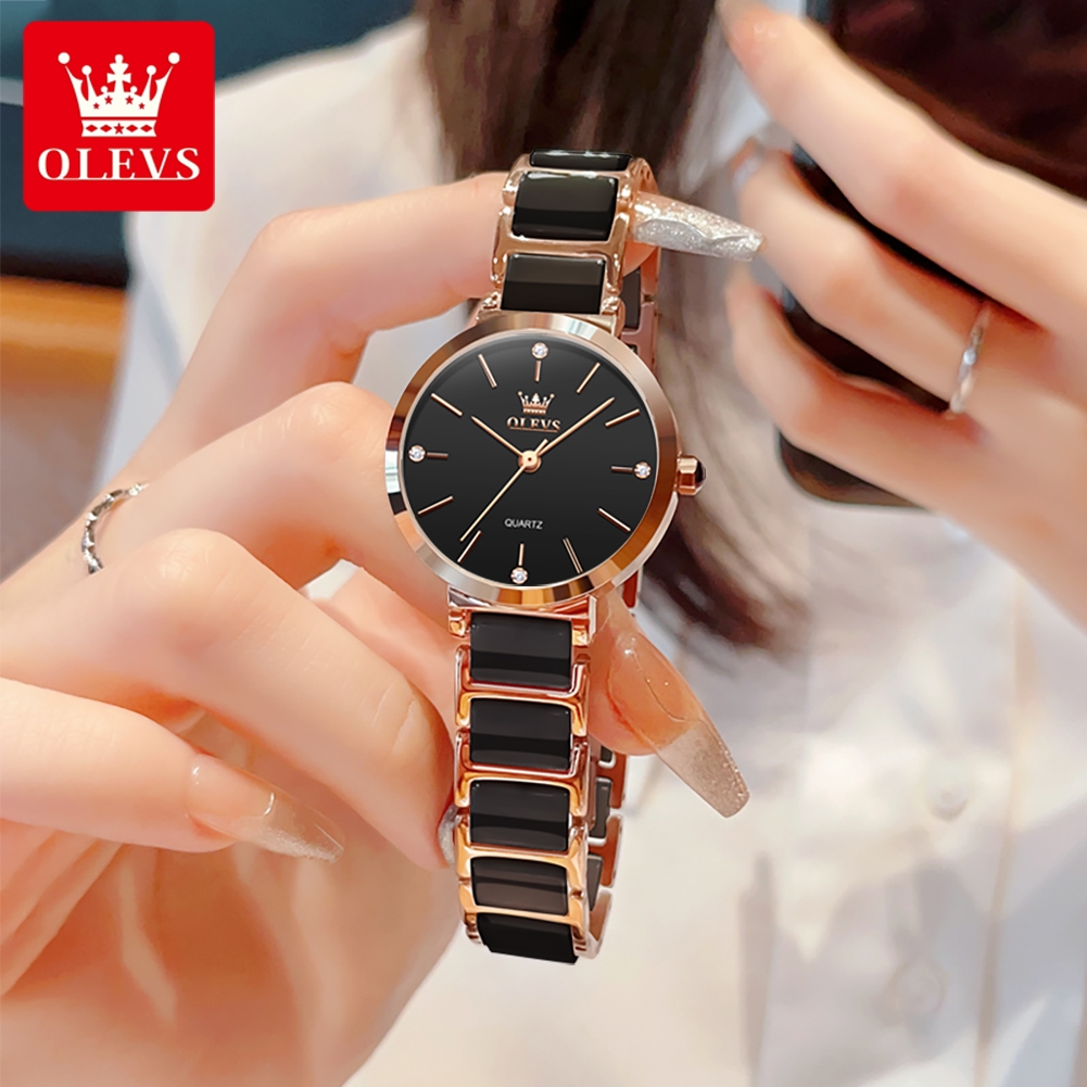 OLEVSレディース腕時計5877高級エレガントクォーツ腕時 - Luxury Watch Gift Box のレビューと価格
