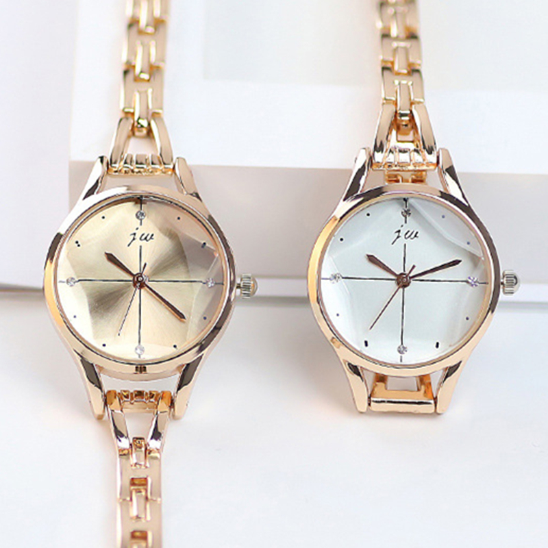 ブレスレット時計女性のためのエレガントなローズゴールドレディ - Luxury Watch For Girls のレビューと価格
