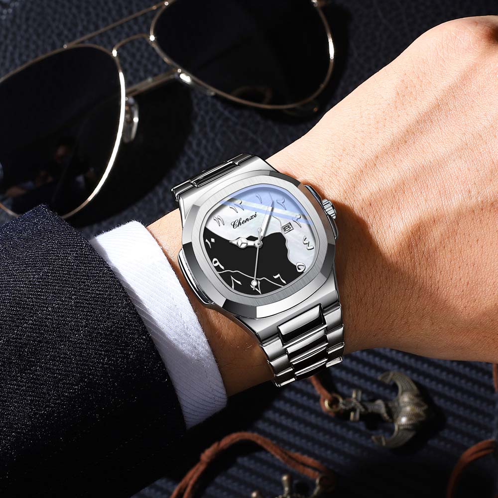 CHENXI メンズ腕時計、東洋アラビア数字、高級ビジネス防 - Luxury Watch Arabic のレビューと価格