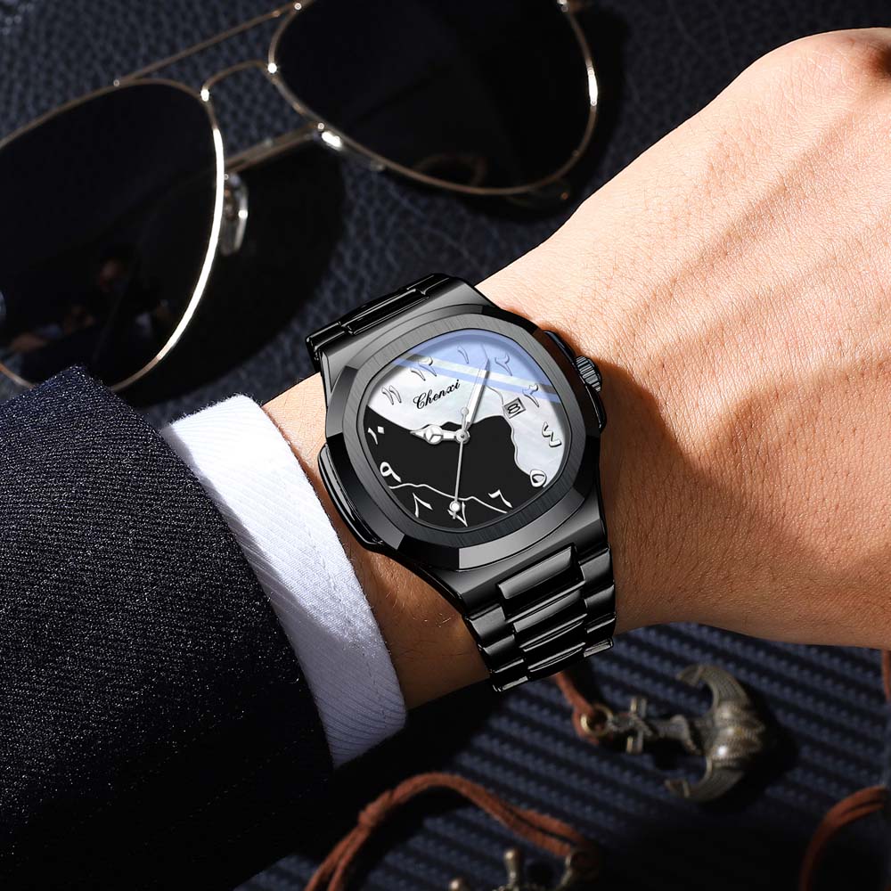 CHENXI メンズ腕時計、東洋アラビア数字、高級ビジネス防 - Luxury Watch Arabic のレビューと価格