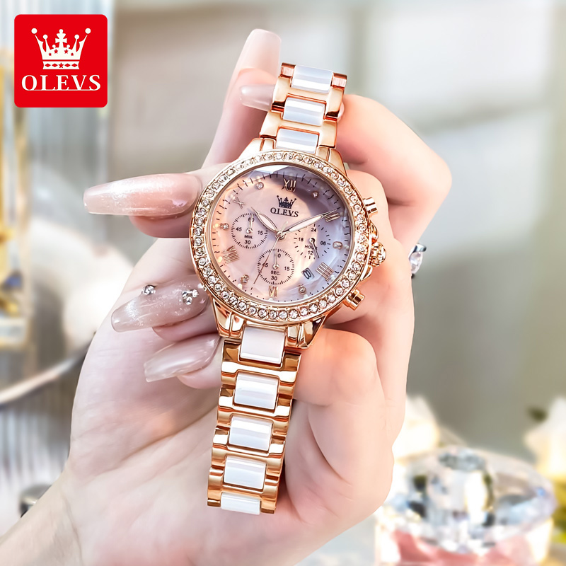 OLEVS 9999 女性の腕時計ブランドオリジナルエレガン - Luxury Watch For Girls のレビューと価格