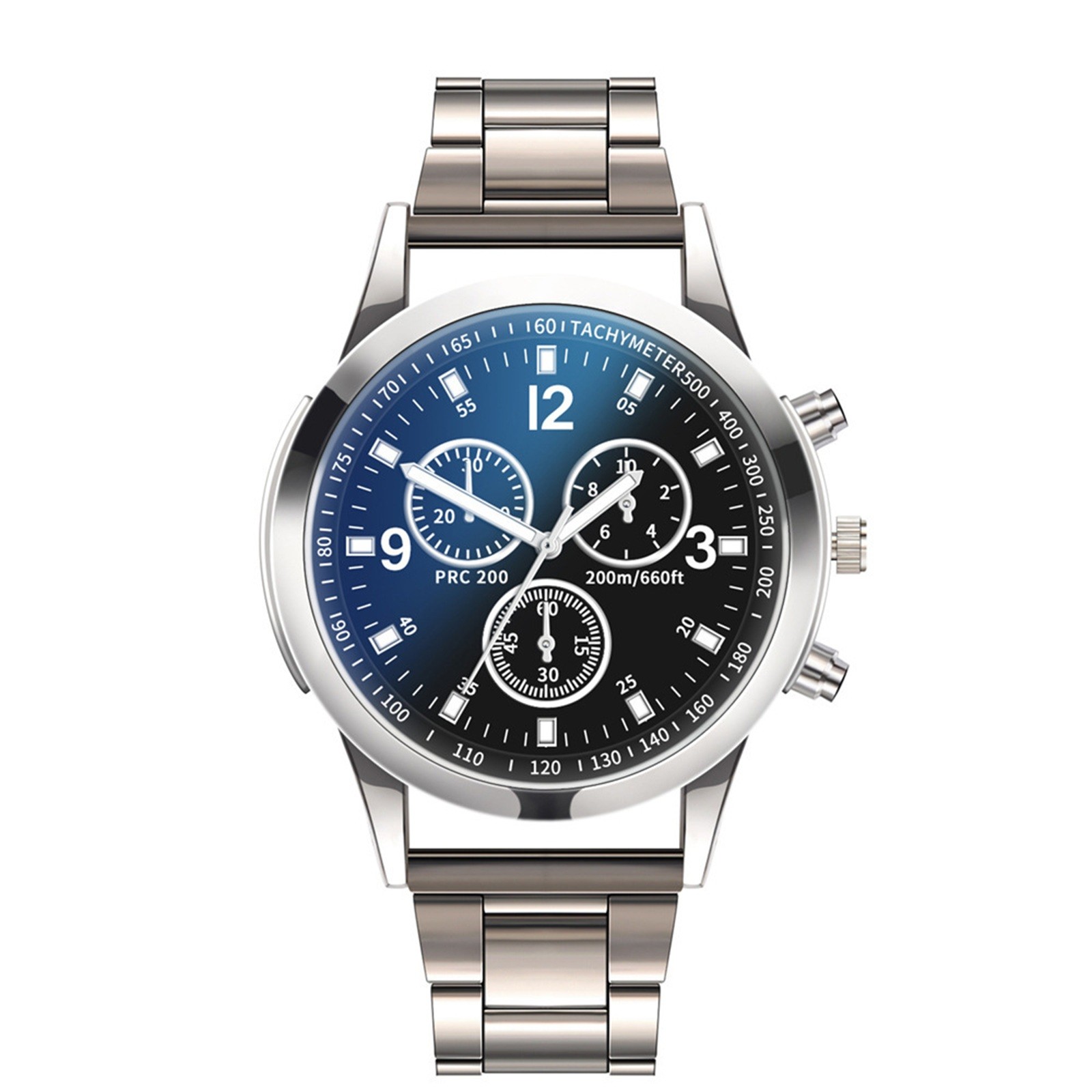 高級クォーツ時計ファッションメンズステンレススチールストラッ - Luxury Watch Arabic のレビューと価格