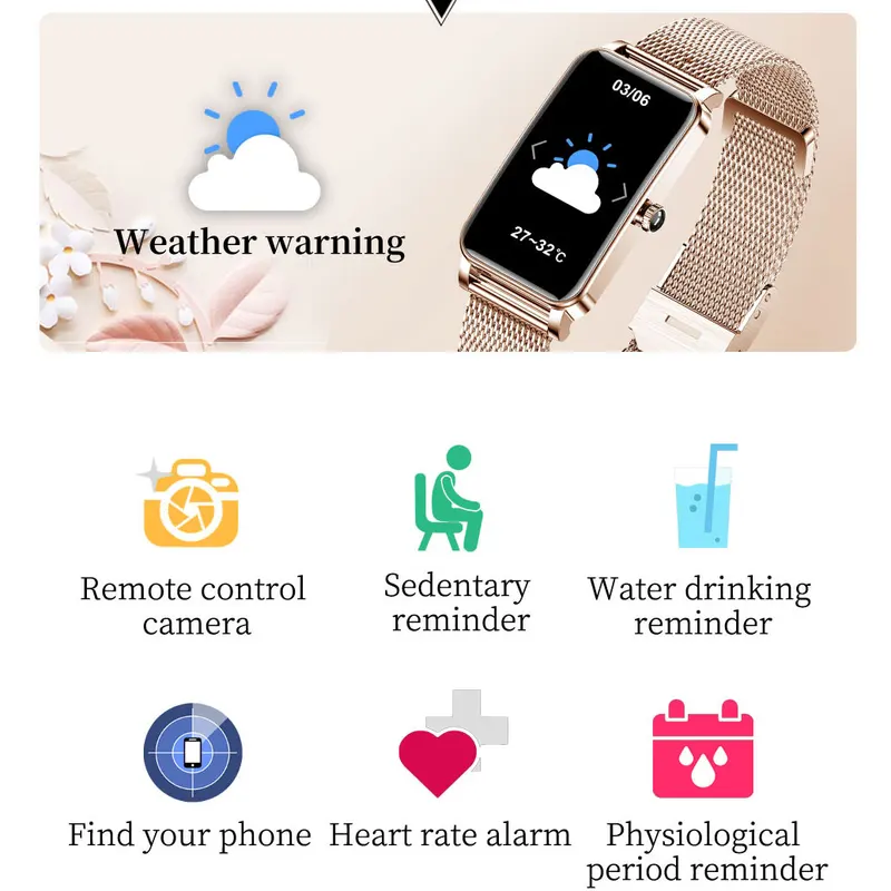 女性用高級スマートウォッチ 電話接続 インタラクティブ音楽  - Luxury Watch Korea のレビューと価格