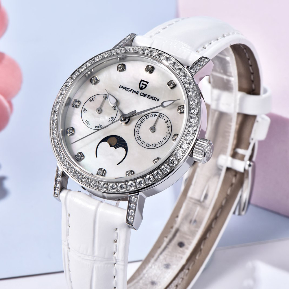 パガーニデザイン女性クォーツ時計モップダイヤルダイヤモンドベ - Luxury Watch & Jewellery Recensioni のレビューと価格