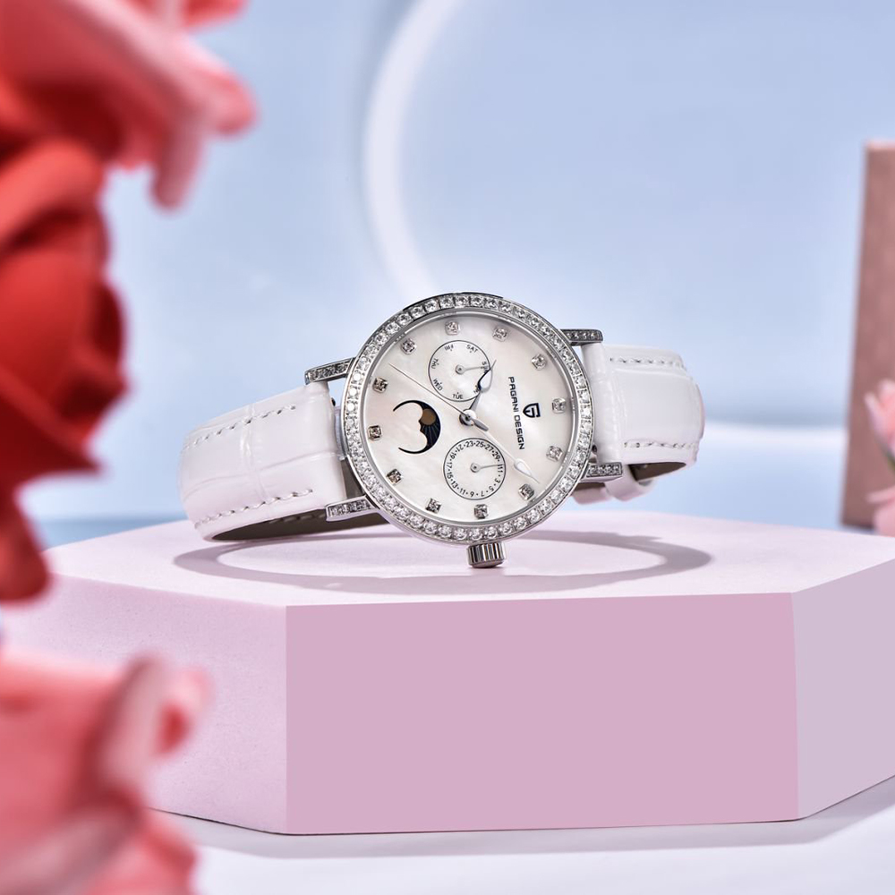 パガーニデザイン女性クォーツ時計モップダイヤルダイヤモンドベ - Luxury Watch & Jewellery Recensioni のレビューと価格