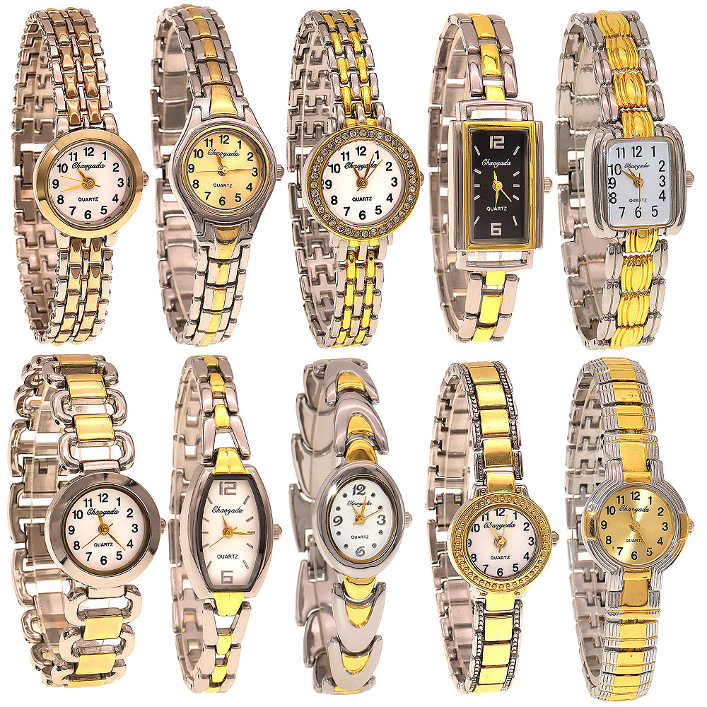 10個/ロット、混合バルクエレガントレディース腕時計、高級腕 - Luxury Watch For Girls のレビューと価格