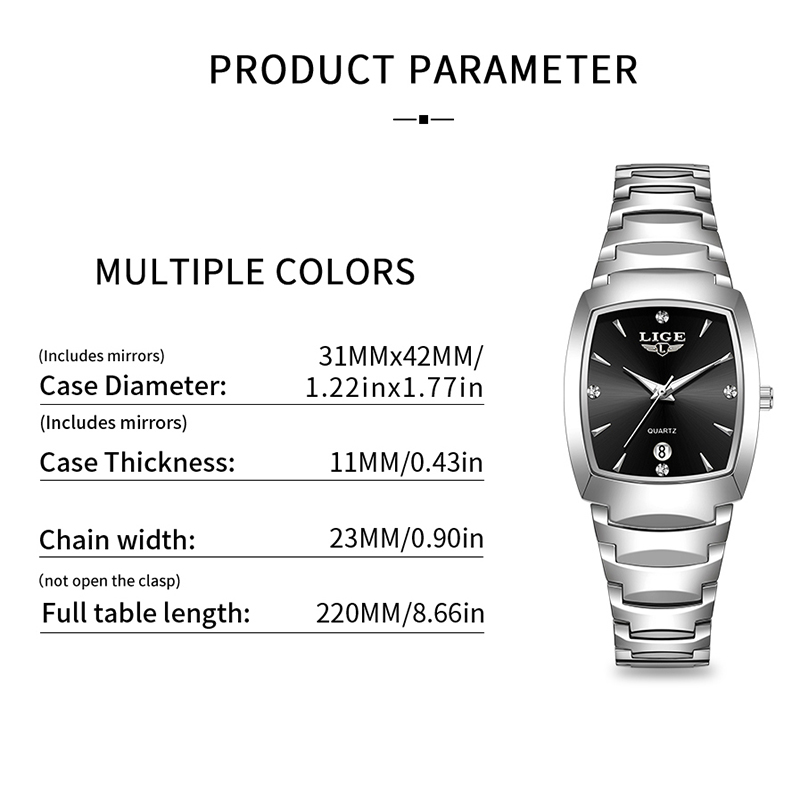LIGE 腕時計女性ビジネス高級レディース時計女性防水腕時計 - Luxury Watch & Jewellery Recensioni のレビューと価格