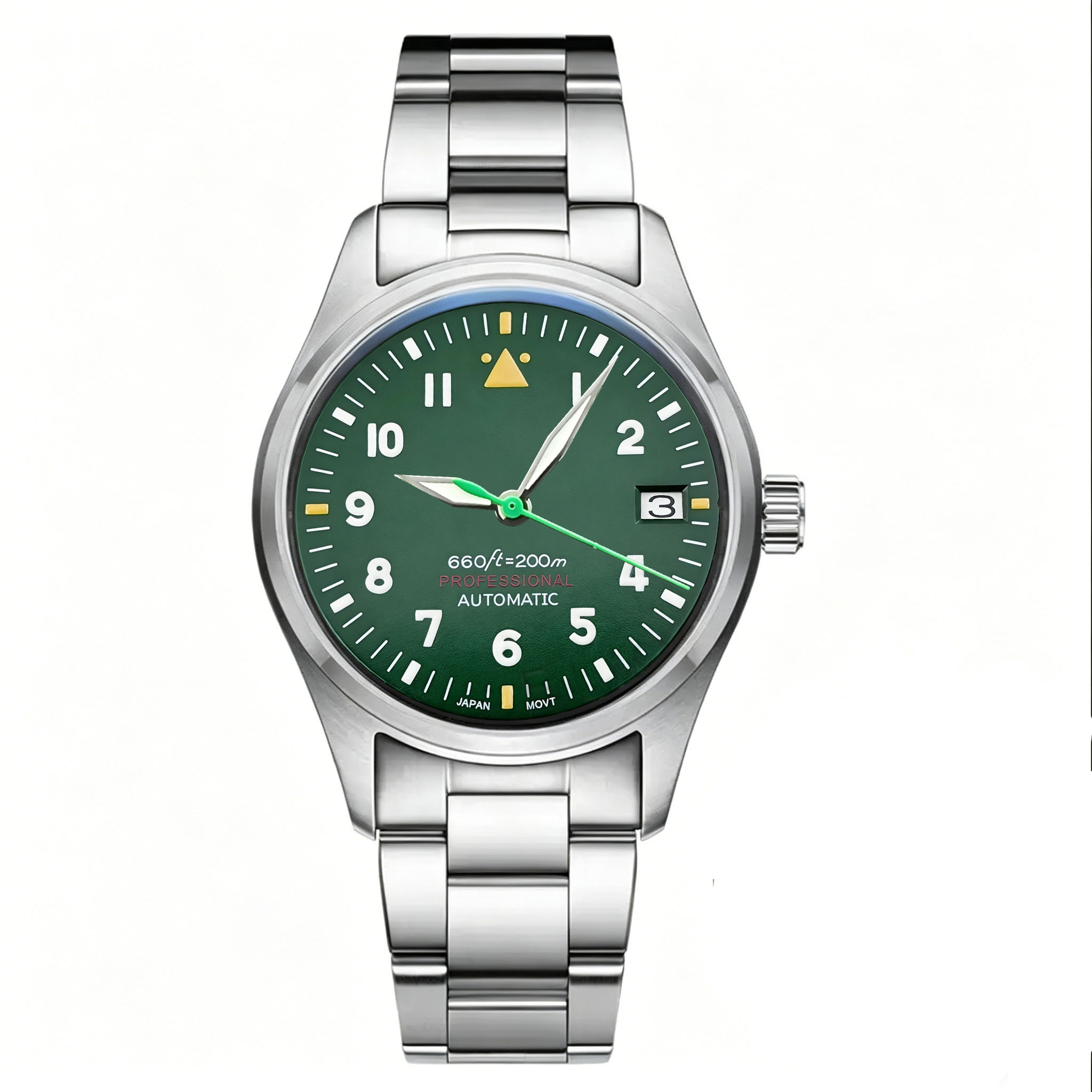 カスタムロゴ 36mm 39mm パイロットウォッチ メンズ - Automatic Pilot Watch のレビューと価格