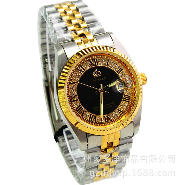 2016高級香港レジナルドブランド腕時計ゴールデンブルークォ - Luxury Watch Mockup のレビューと価格