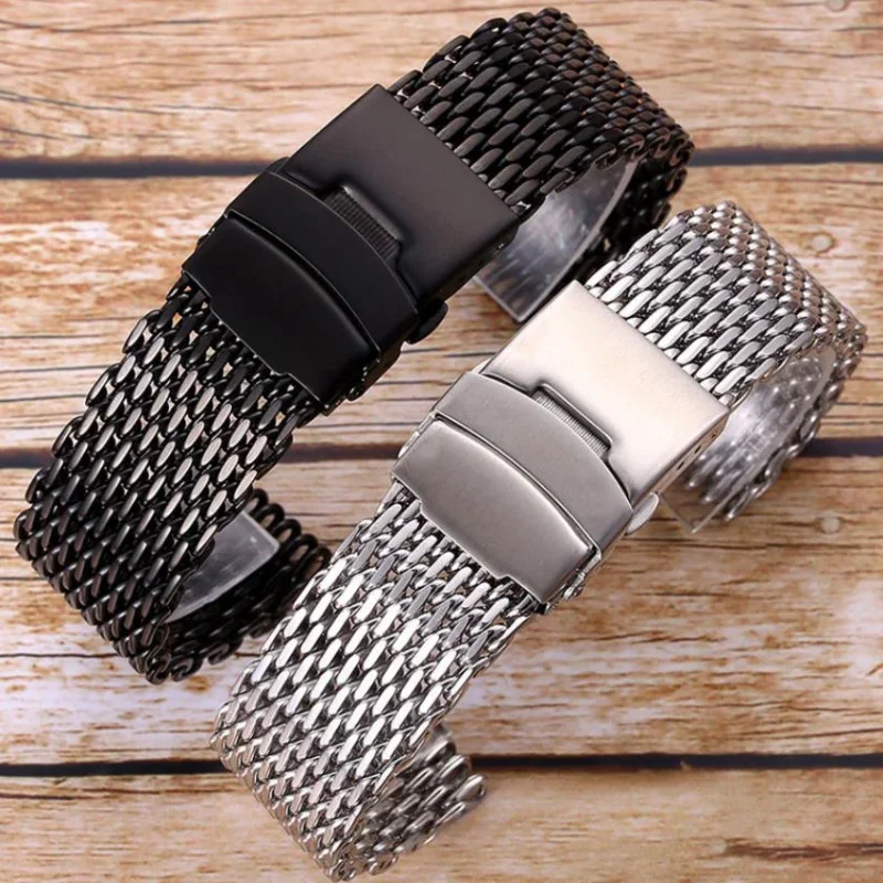 男性用ステンレススチールメッシュウォッチバンド,シンコダイビ - Luxury Watch Class のレビューと価格