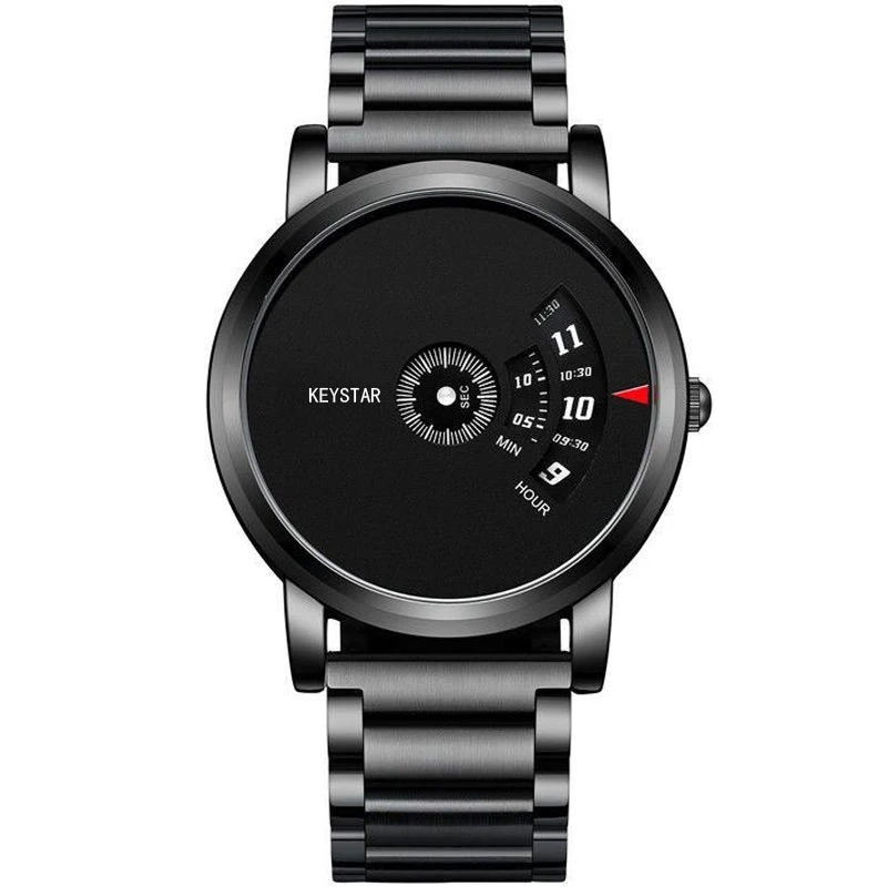 男性用高級ステンレススチールウォッチ,韓国版,防水,クォーツ - Luxury Watch Korea のレビューと価格