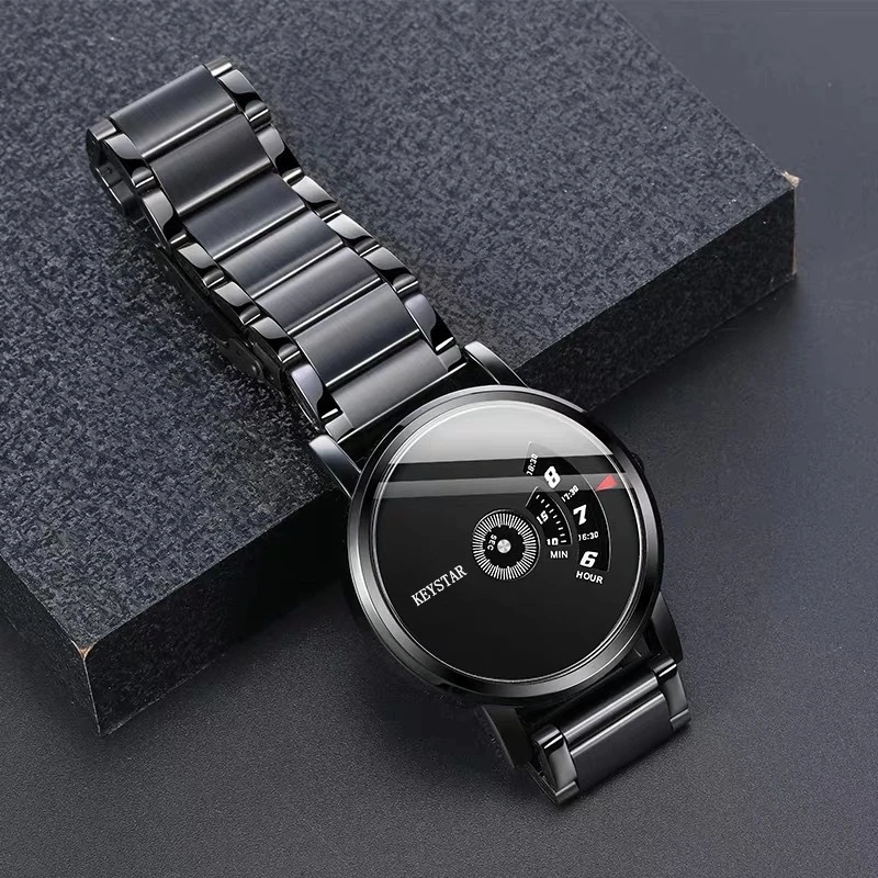 男性用高級ステンレススチールウォッチ,韓国版,防水,クォーツ - Luxury Watch Korea のレビューと価格