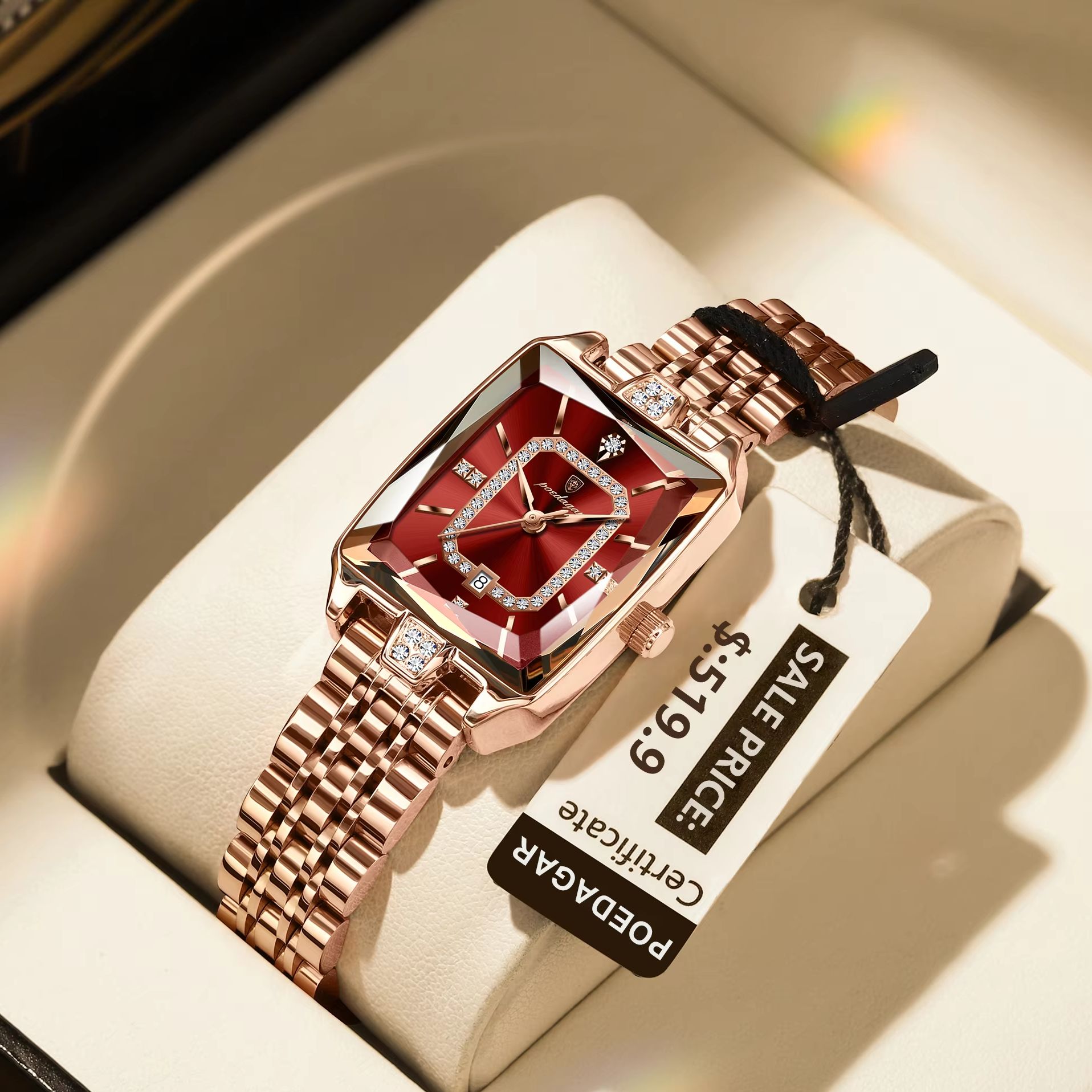 POEDAGAR ファッション エレガント レディース腕時計 - Luxury Watch For Girls のレビューと価格