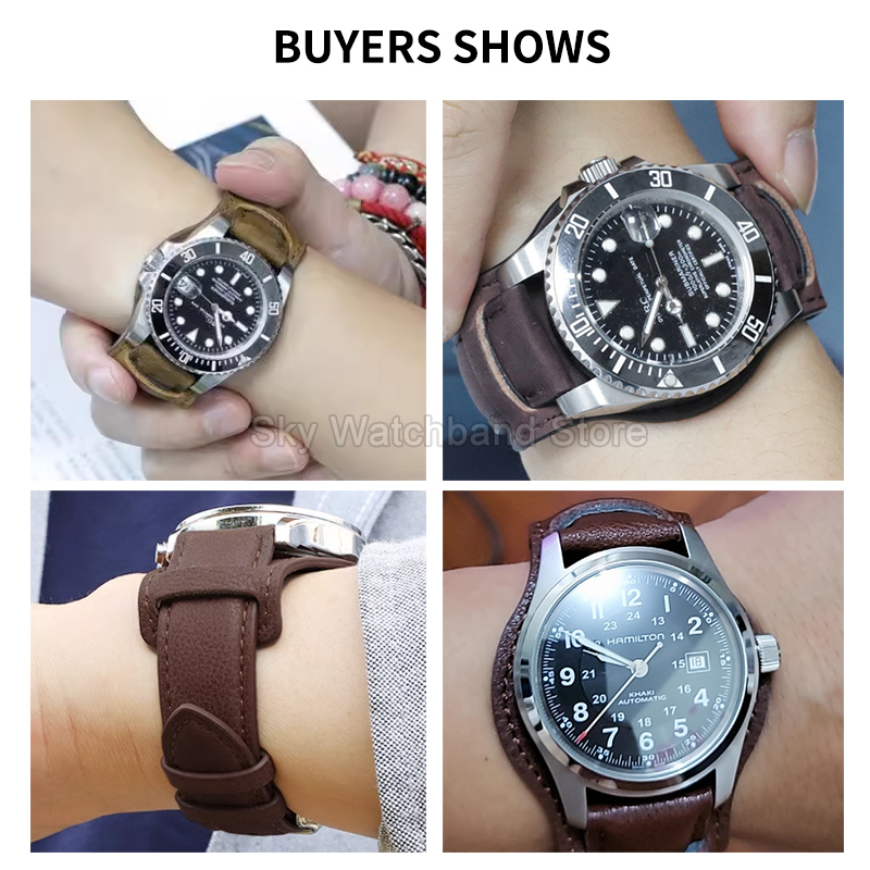 ヘッドレイヤー クレイジーホースレザー 腕時計アクセサリー  - Luxury Watch Class のレビューと価格