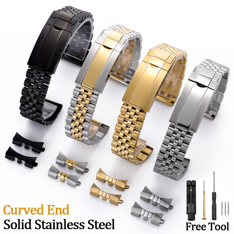 プレミアムカーブエンドウォッチストラップ 20mm 21mm - Luxury Watch Class のレビューと価格
