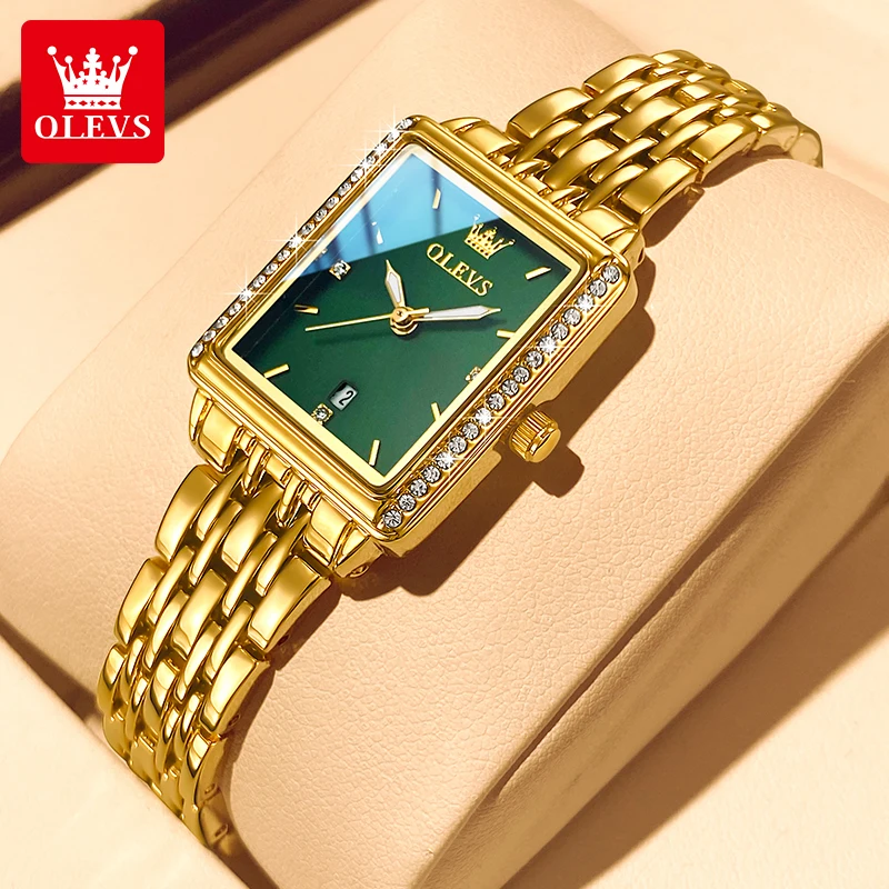 OLEVS 9995 日付時計女性用高級防水夜光時計エレガン - Luxury Watch For Girls のレビューと価格