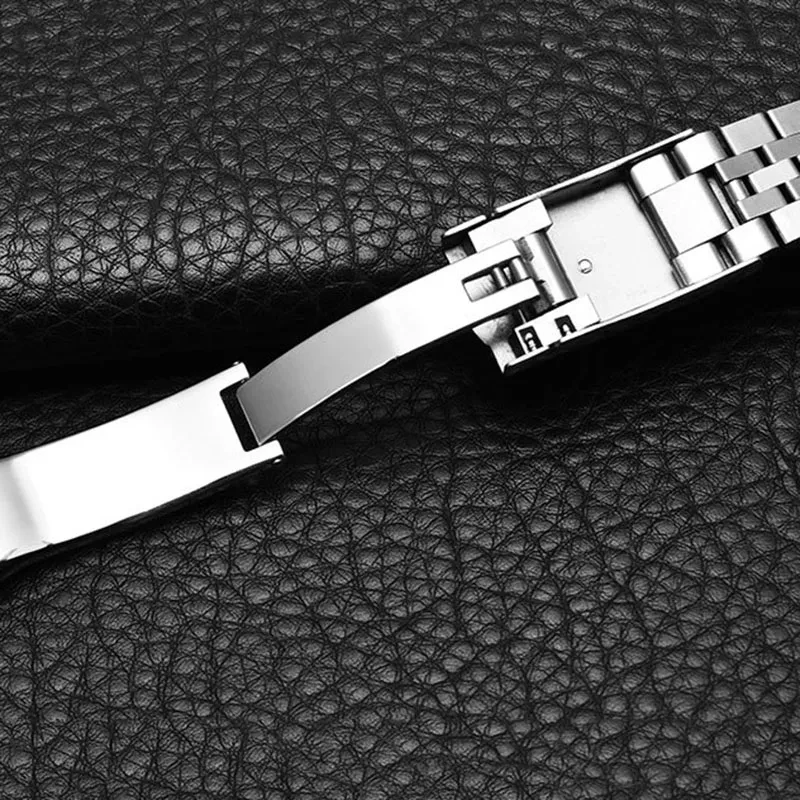 男性用ステンレスブレスレット,頑丈な時計バンド,ラグジュアリ - Luxury Watch Class のレビューと価格