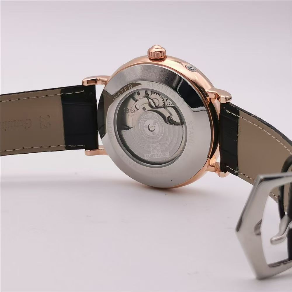 高級メンズ機械式腕時計、全自動スケルトンデザイン、ファッショ - Luxury Watch Korea のレビューと価格