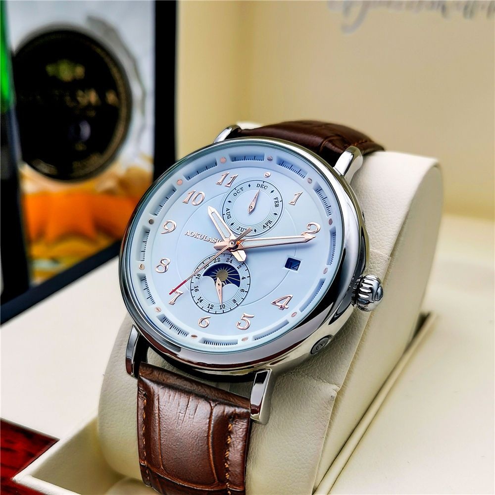 高級メンズ機械式腕時計、全自動スケルトンデザイン、ファッショ - Luxury Watch Korea のレビューと価格