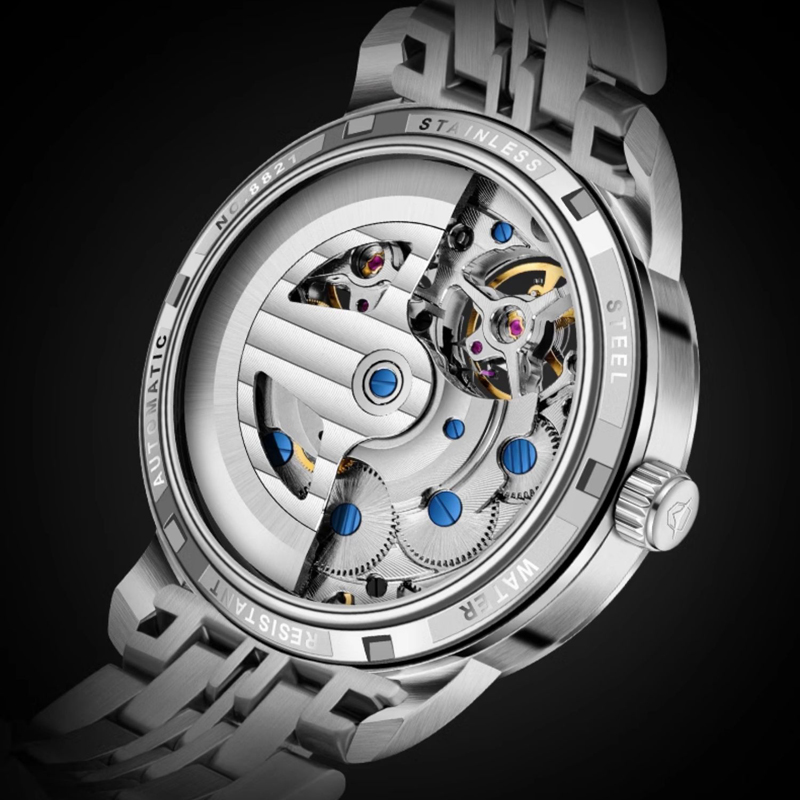 AILANG 真新しい高級ダブルトゥールビヨン腕時計男性用ス - Open Heart Watch のレビューと価格