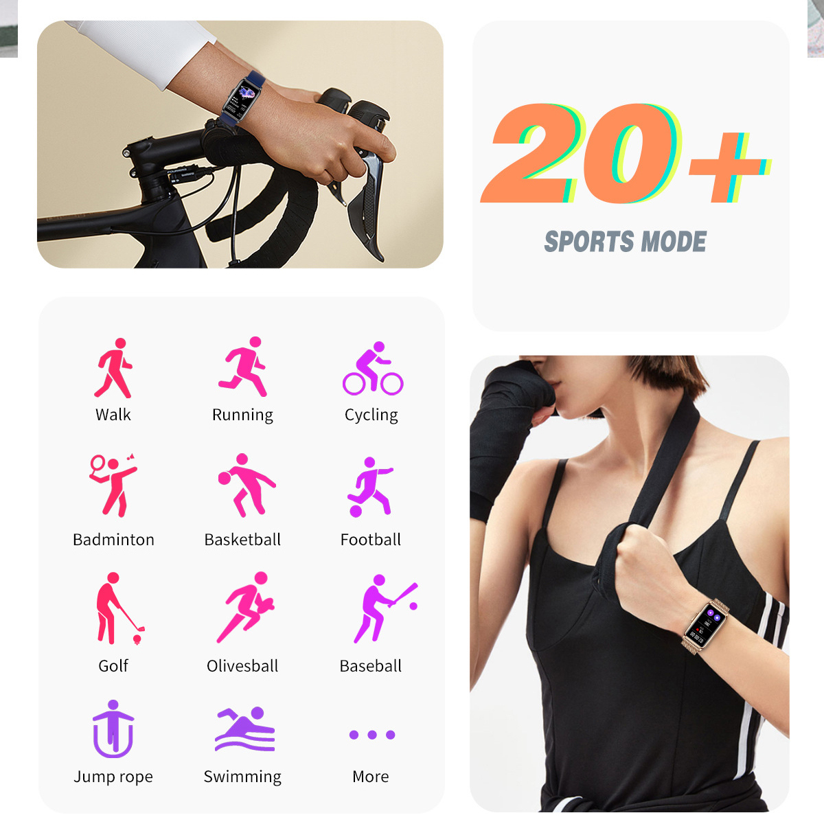 レディーススマートウォッチ女性高級ダイヤモンド腕時計心拍数モ - Luxury Watch Arabic のレビューと価格