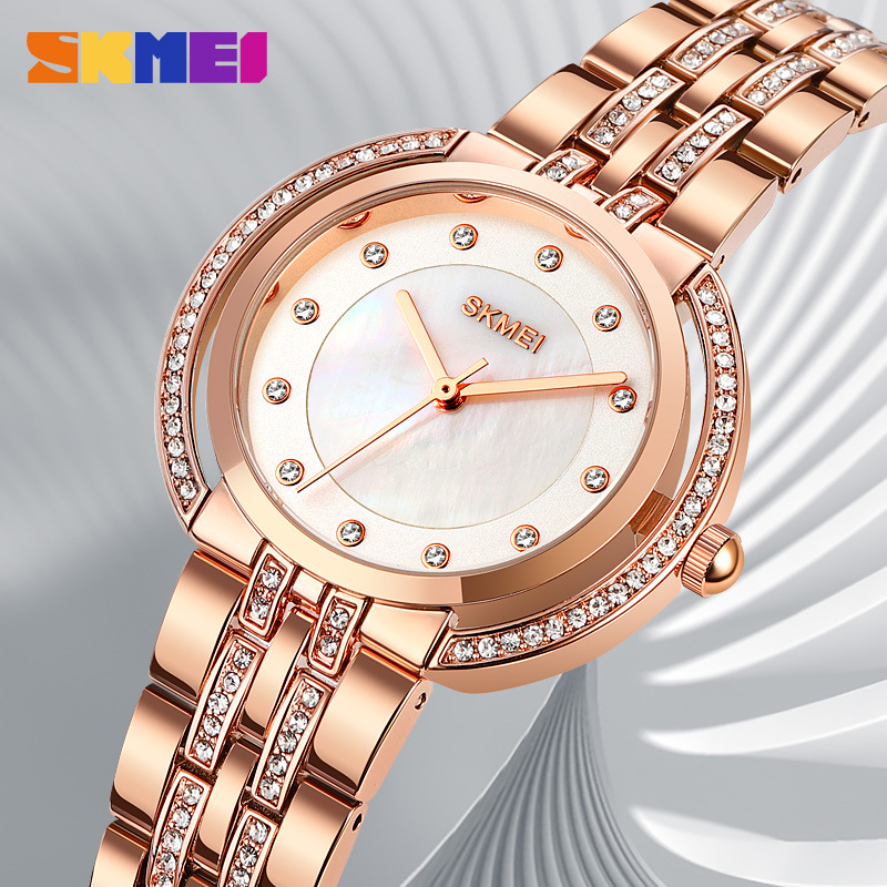 レディースブレスレットクォーツ時計高級ラインストーンダイヤル - Luxury Watch & Jewellery Recensioni のレビューと価格